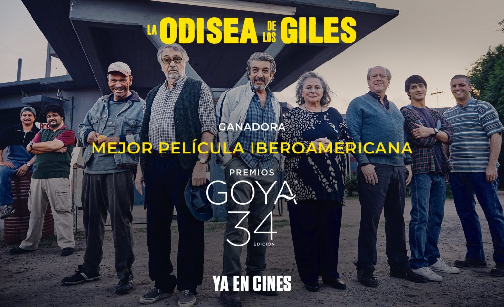 LA ODISEA DE LOS GILES ganadora a Mejor Película Iberoamericana en la 34 edición de los Premios Goya